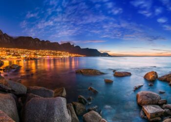 The Twelve Apostles Mountains at Sunset