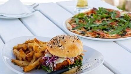 A meal at Dunes Beach Restaurant Bar