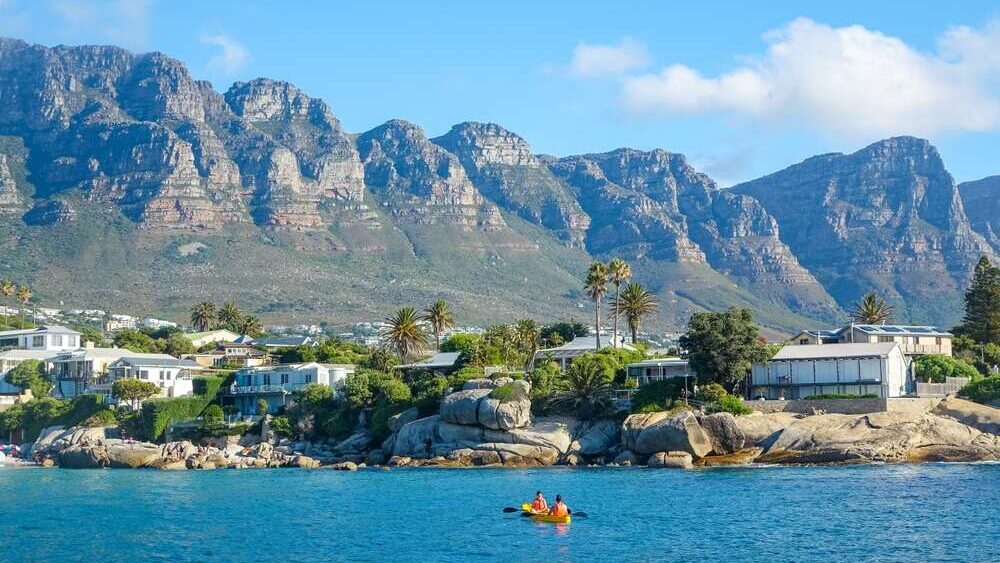Kayaking at Clifton Beach