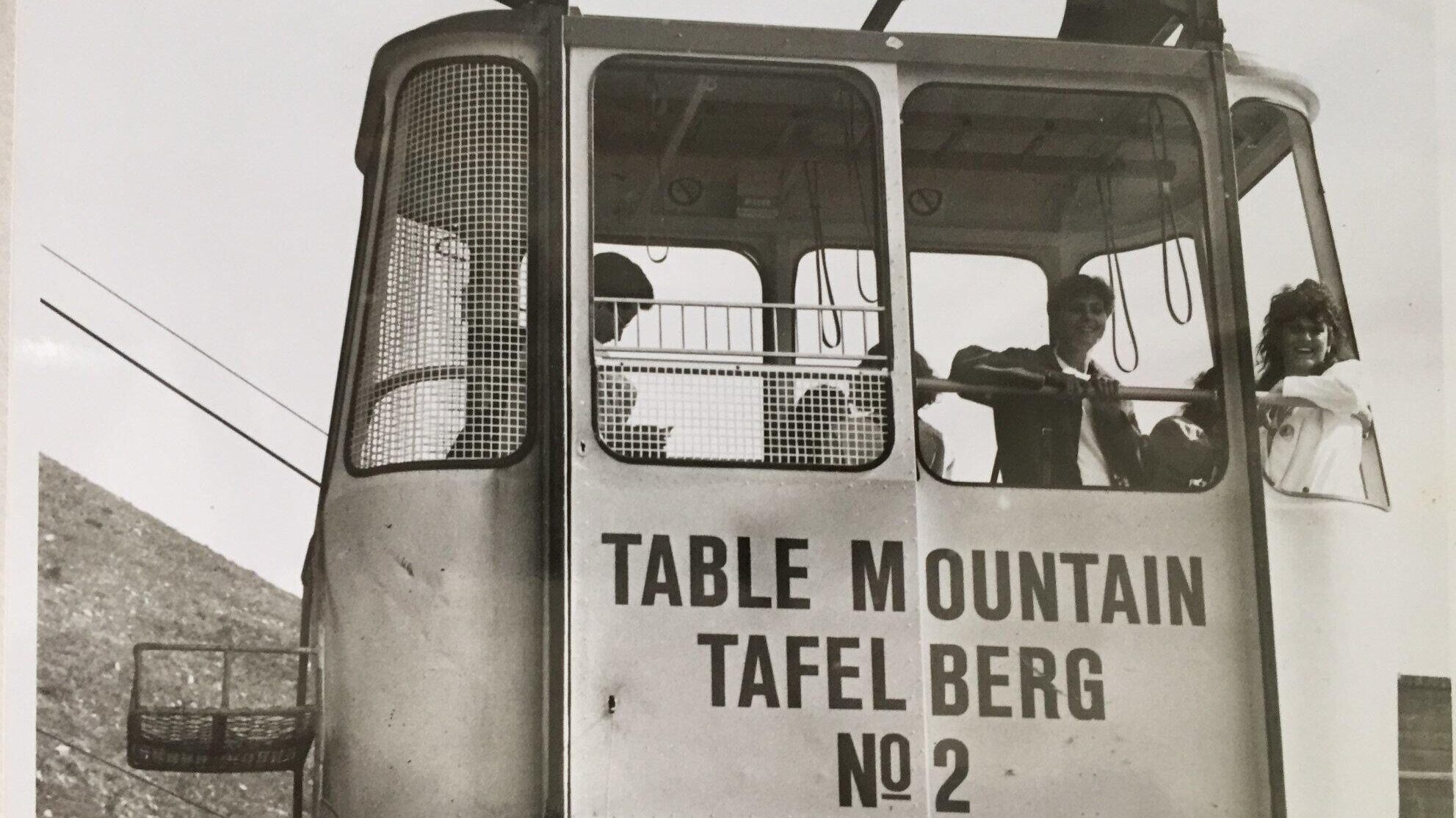Old Cable Car in Cape Town