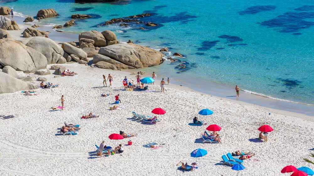 Camps Bay Beach places to swim in Cape Town