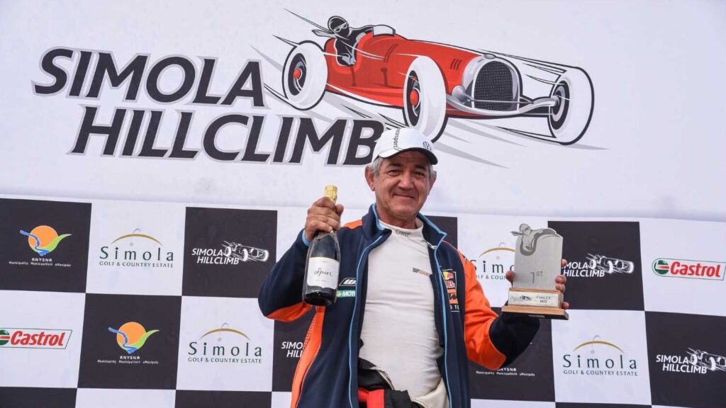Prize giving Simola Hill Climb