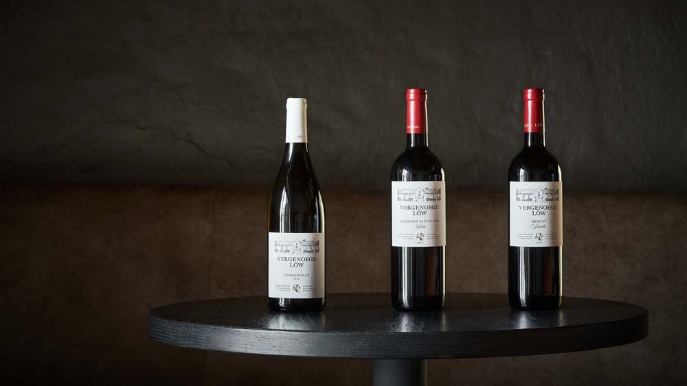 Vergenoegd Low bottles of wine
