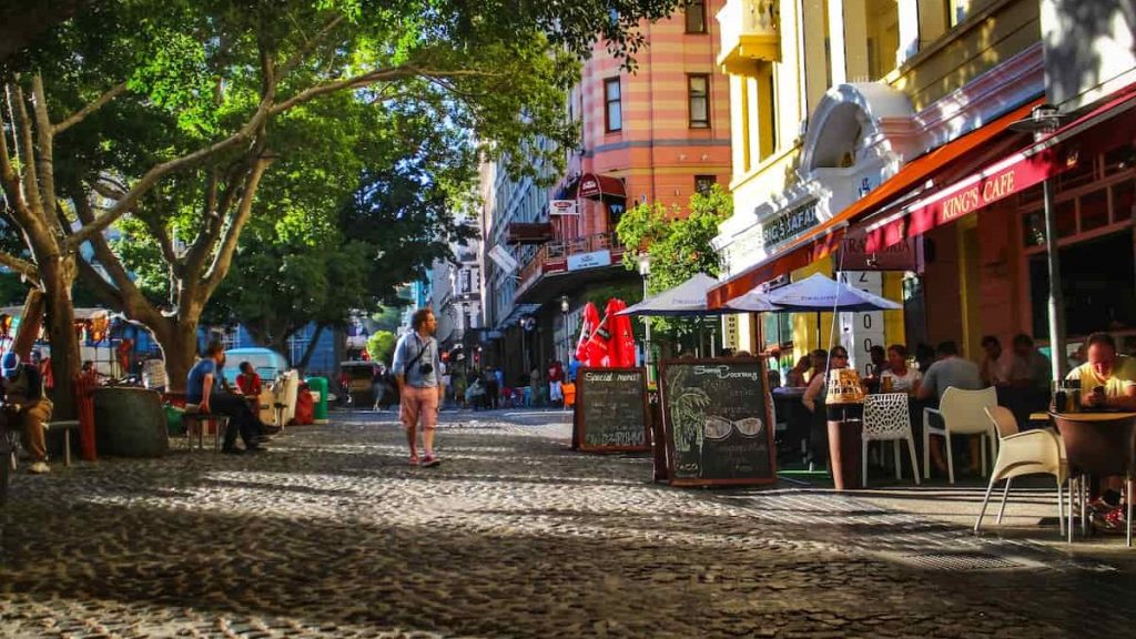 Cape Town shopping street