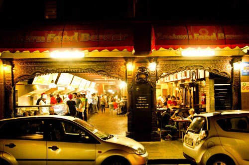 Eastern Food Bazaar at night