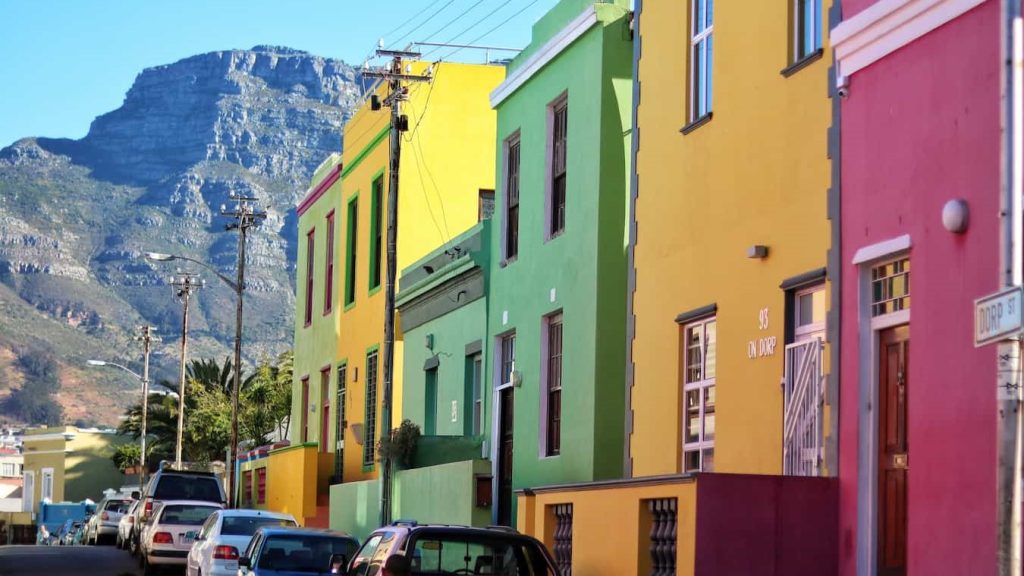 Bo Kaap street and houses