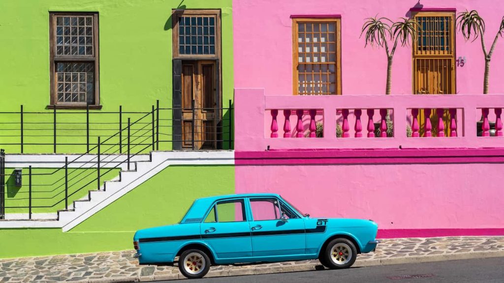 Car in Bo Kaap street