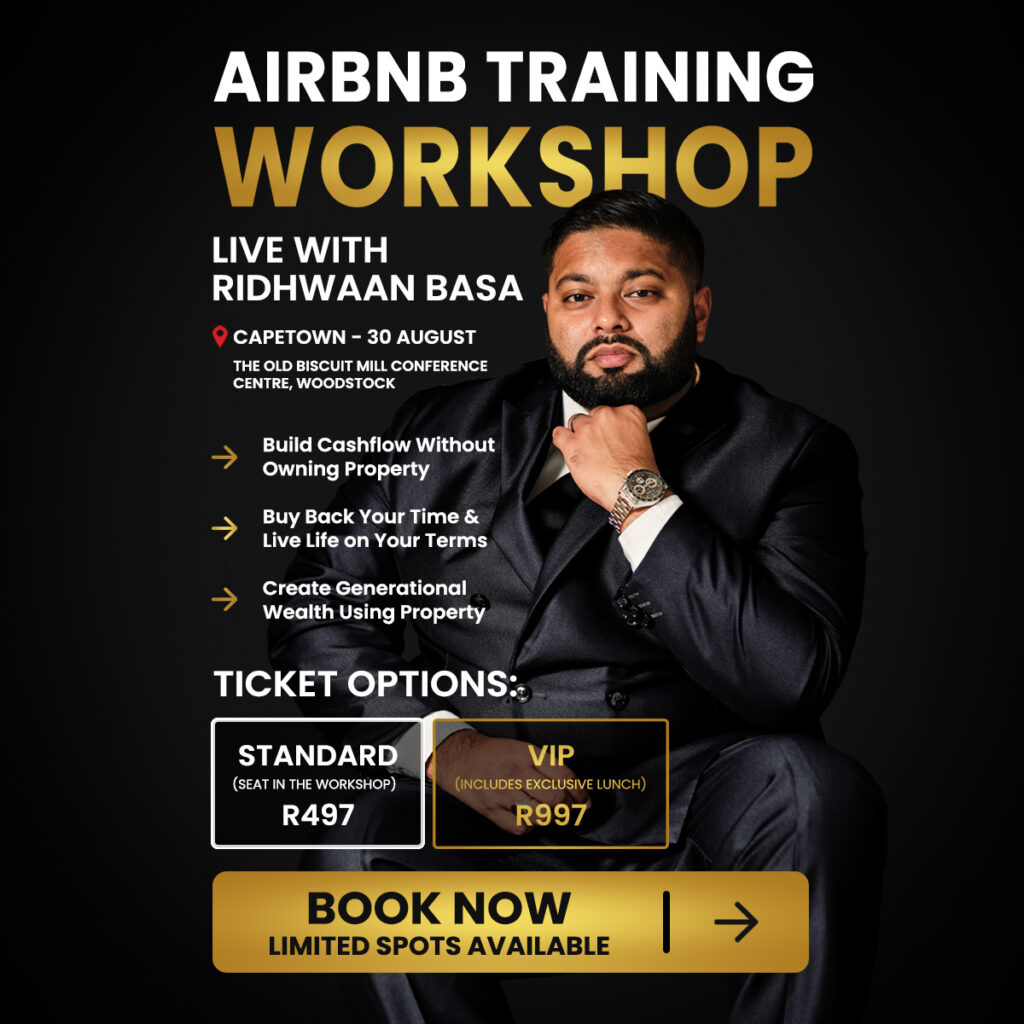 Airbnb Training Workshop Cape Town - Ridhwaan Basa