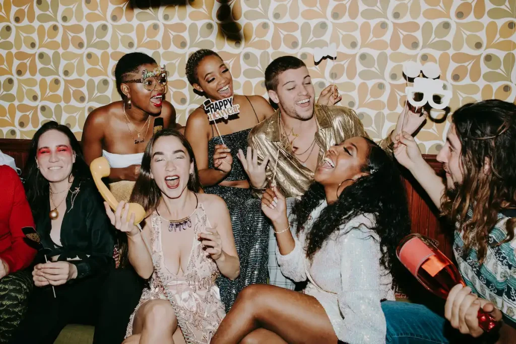 People Celebrating New Year's Eve - Cape Town