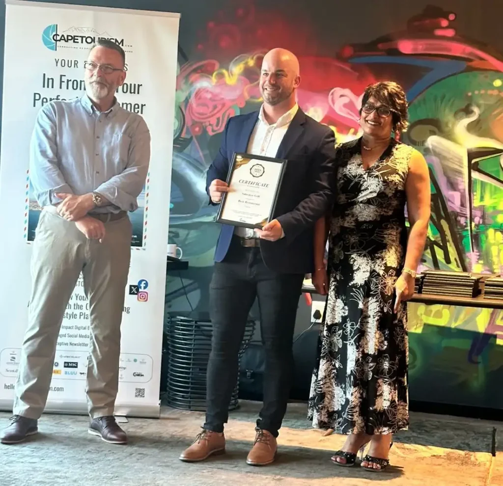 Cape Tourism - AfricaWorks Awards 2025 - Saltwater Grill