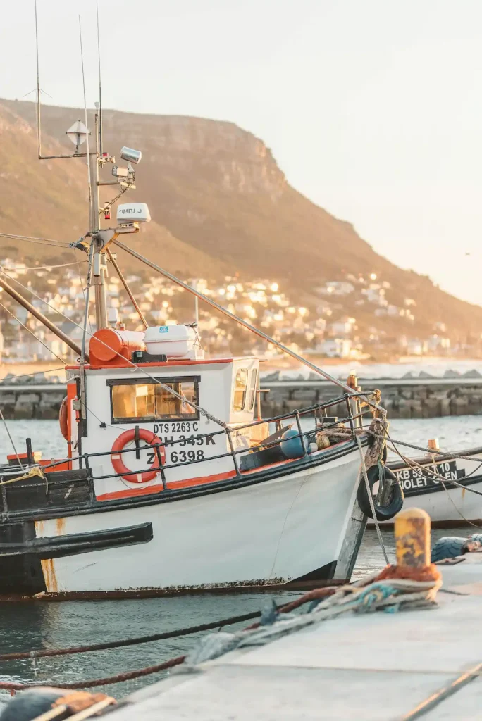 Boat in Kalk Bay Harbour - 7 Day Cape Town Itinerary