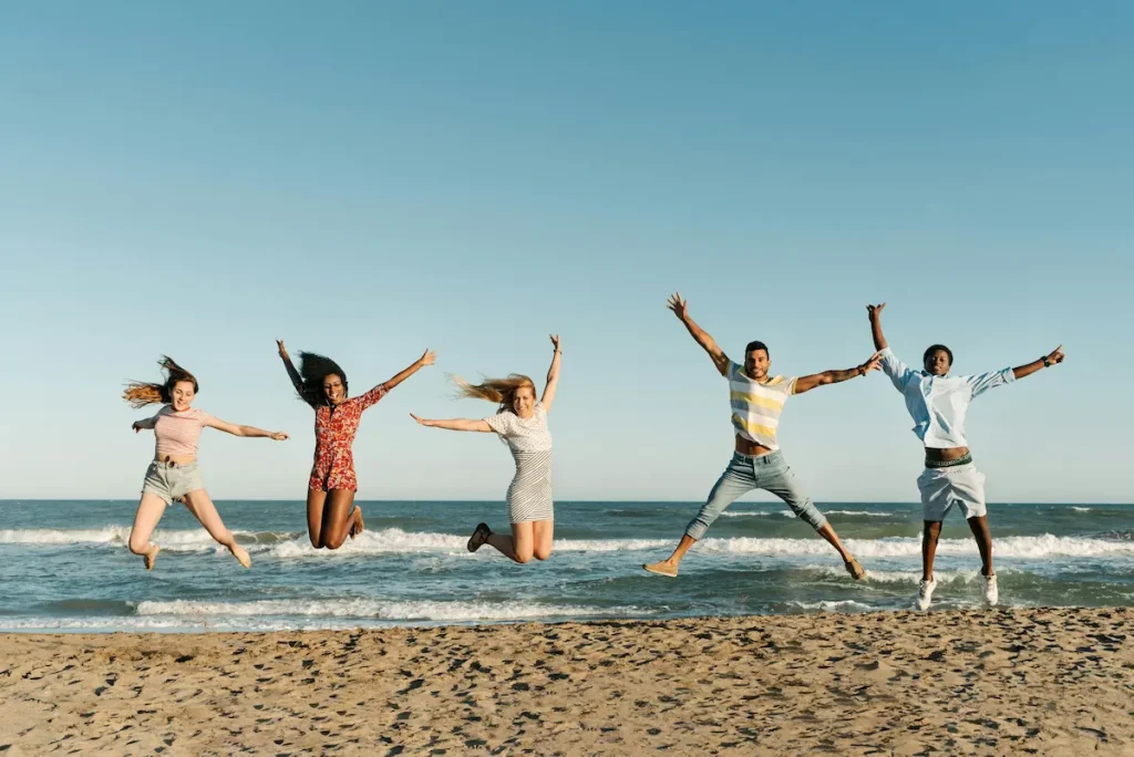 People Jumping on the Beach - 7 Day Cape Town Itinerary 