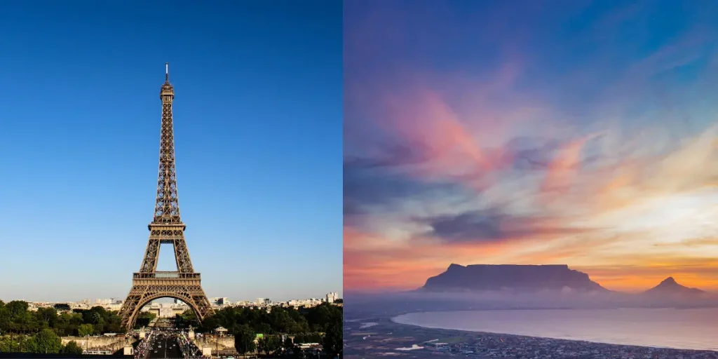 Paris VS Cape Town