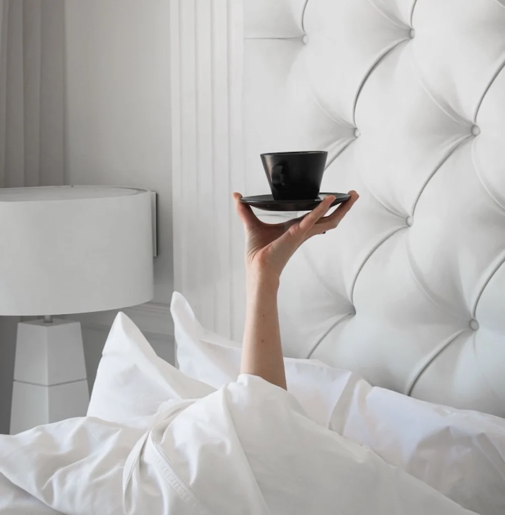 Coffee in Bed at the Pepperclub Hotel - Cape Town