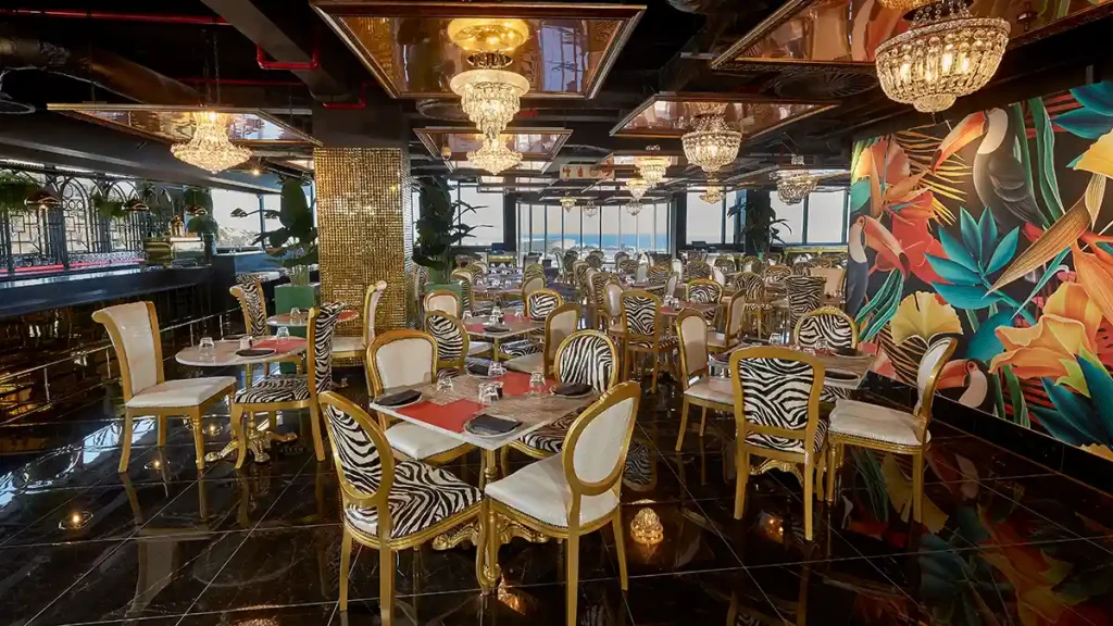 Dining Area at the Sky Hotel - Cape Town