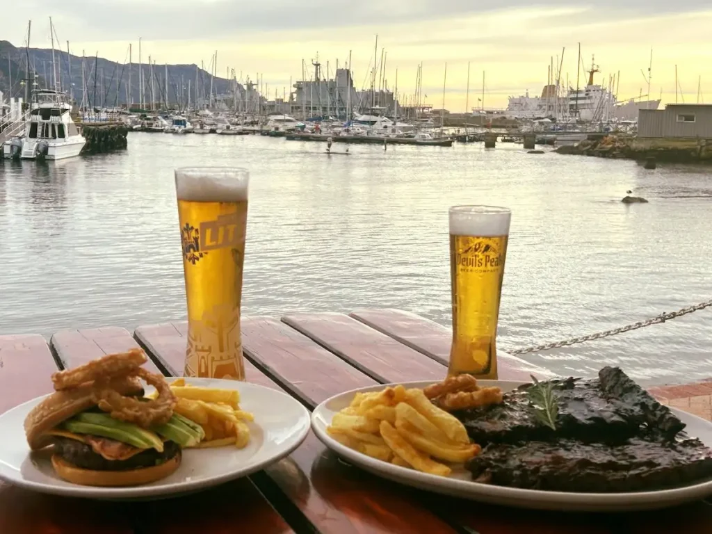 Dinner on the Harbour Front - Simon's Town, Cape Town