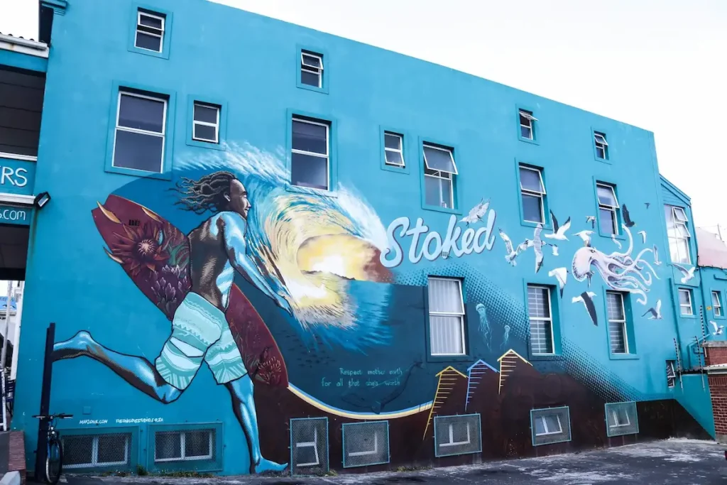 Surfing Wall Art - Muizenberg Beach Cape Town 