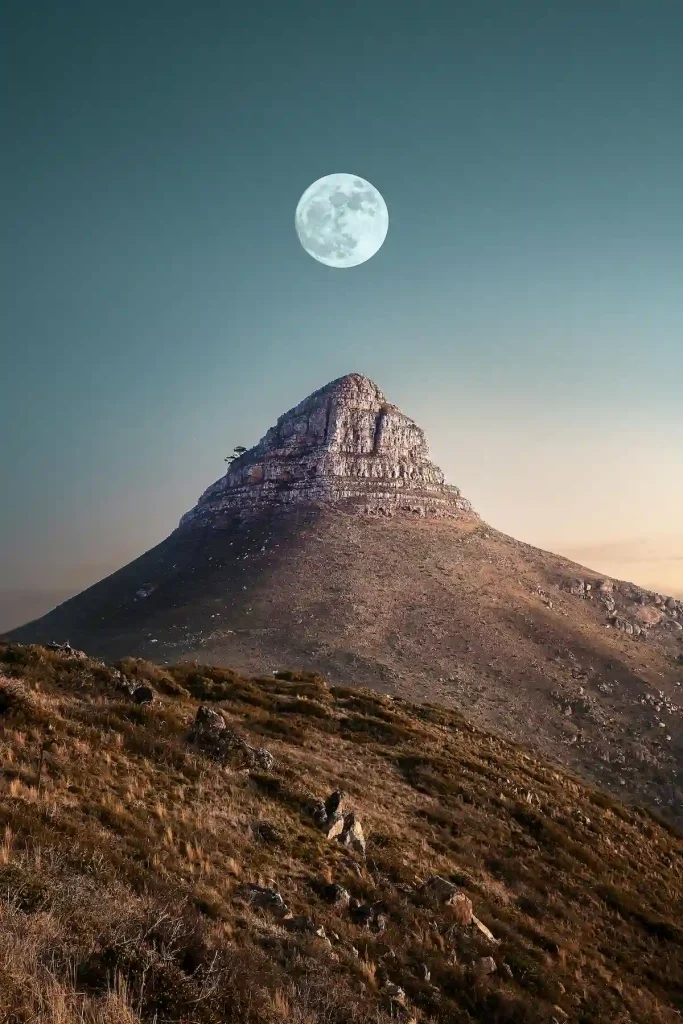 The Moon above Lion's Head - Hiking Lion's Head