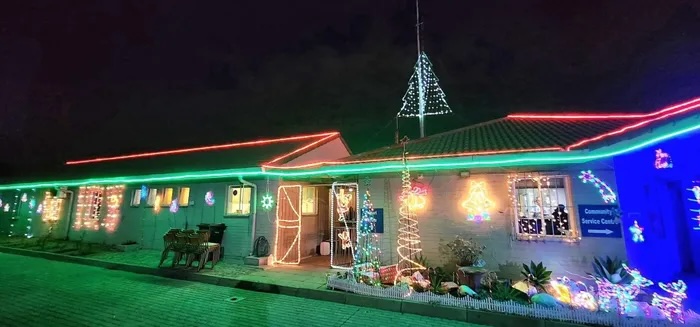 Bothasig - Christmas lights in Cape Town