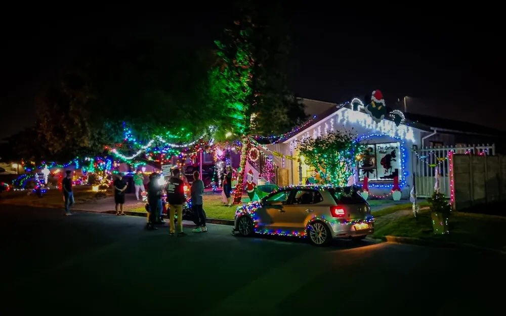 Gelb Street, Brackenfell - Christmas lights in Cape Town