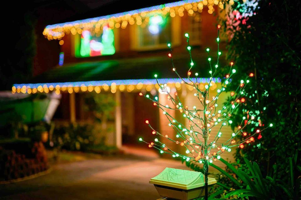 Roosmaryn Street, Durbanville - Christmas lights in Cape Town