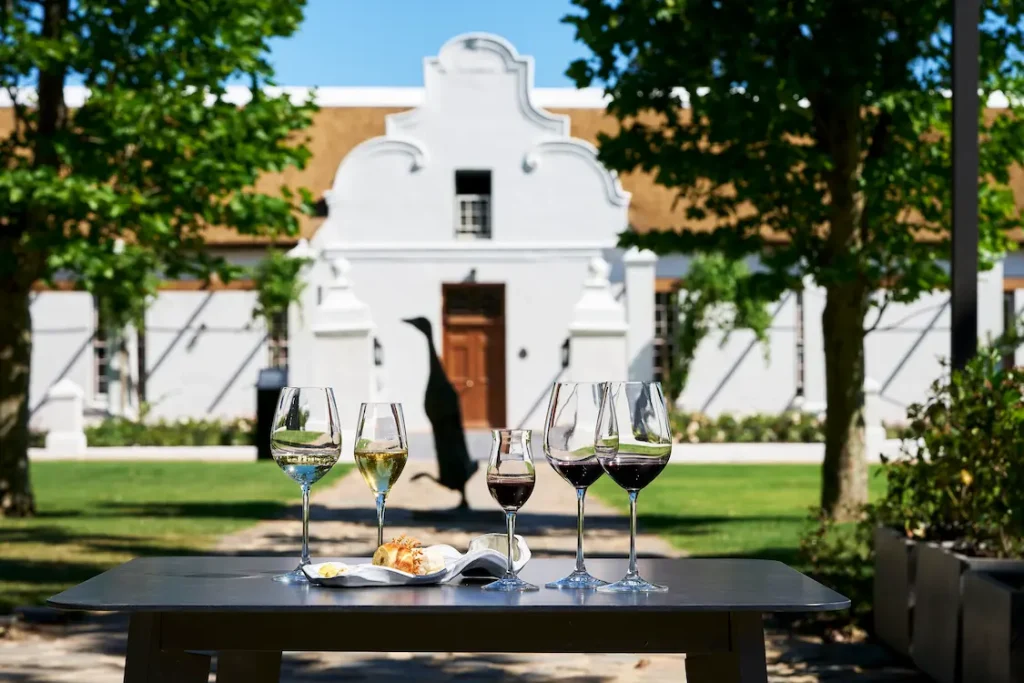 Vergenoegd Low - Platter and wine