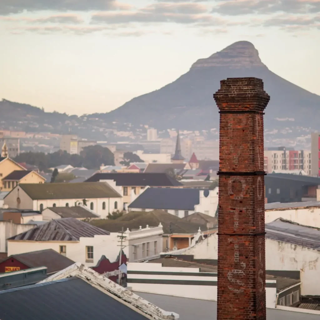 Chimney and Lion's Head - Cape Town on a Rainy Day