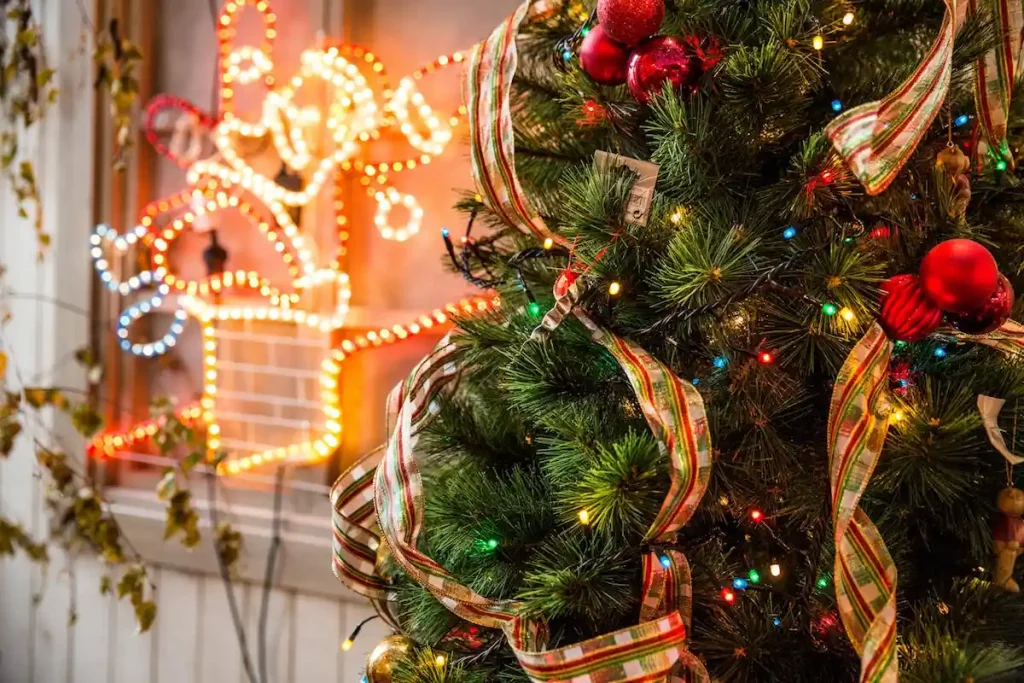 Decorated Christmas Tree - Christmas in the Western Cape