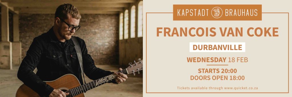 Francois van Coke – Kapstadt Brauhaus - Concerts in Cape Town