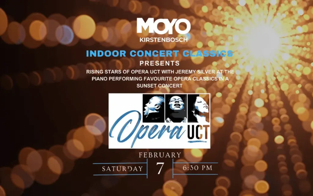 Jeremy Silver Awakens Opera Classics at Moyo Kirstenbosch