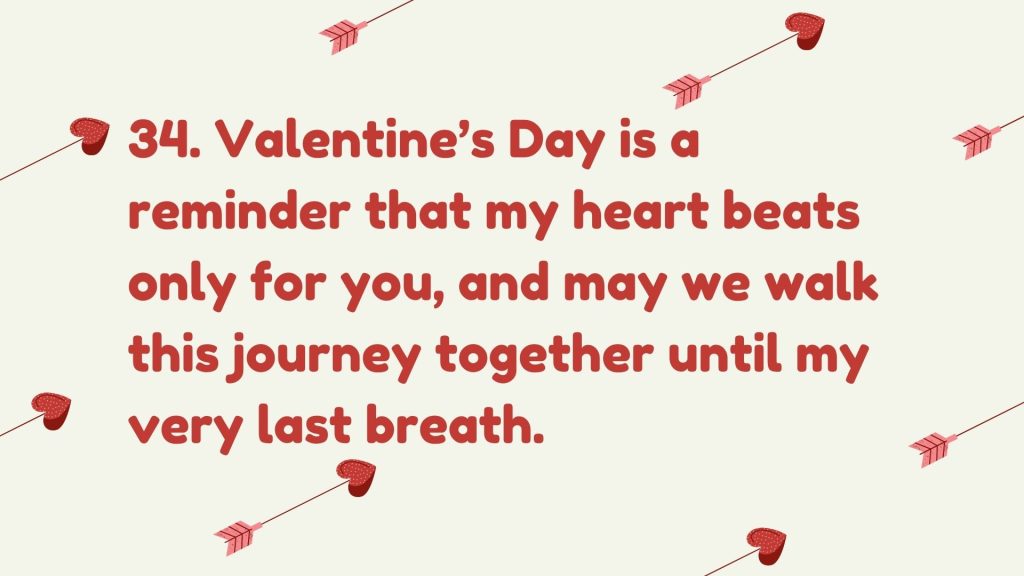 Short & Meaningful valentines day message