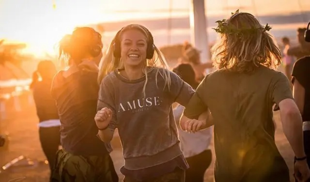 Silent Disco at Camps Bay Beach