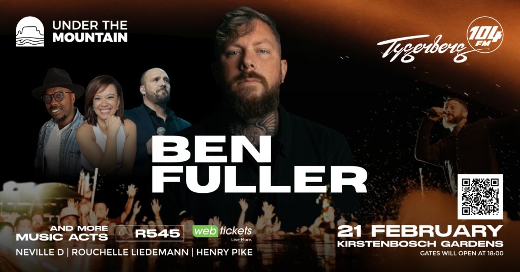 Under the Mountain with Ben Fuller - What's on in Cape Town in February