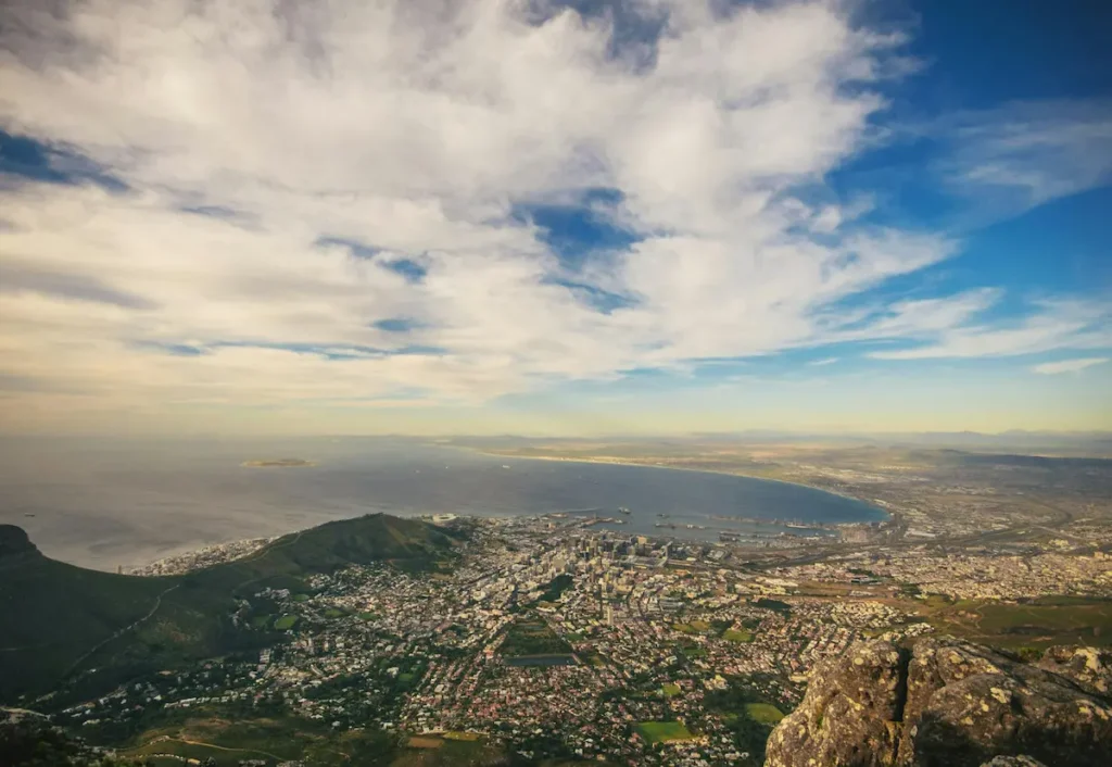 Aerial View of Cape Town - Devil's Peak Cape Town