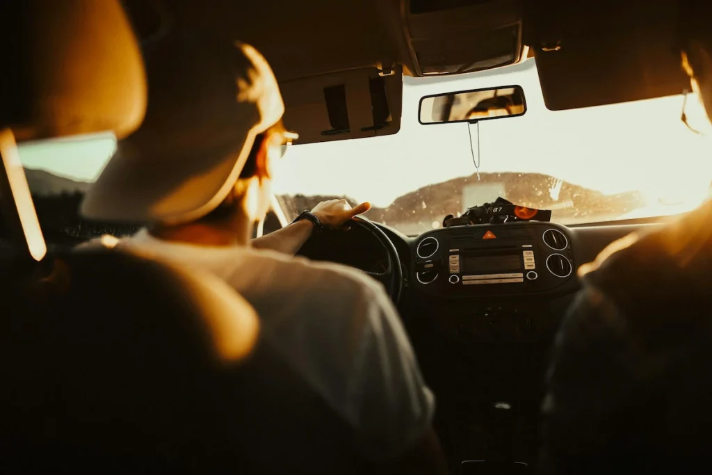 Man Driving a Car - Cape Town Car Rentals