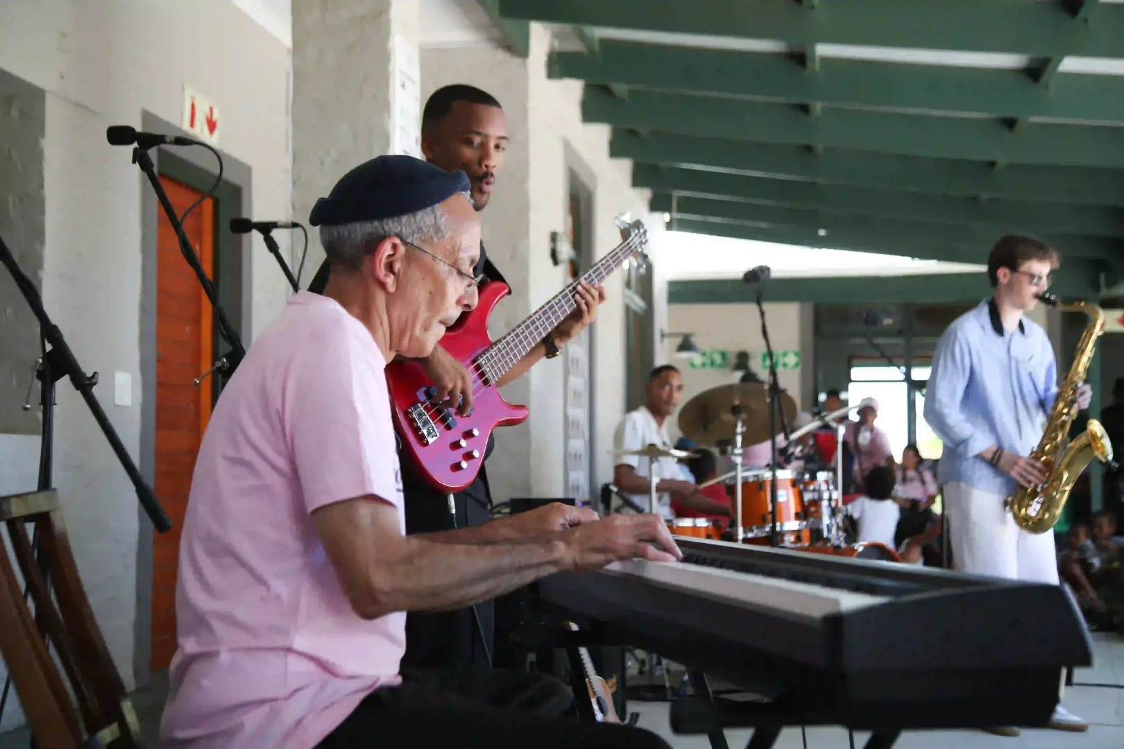 A glimpse of Paul Hanmer's mentorship, the 2026 Karoo Jazz Project (KJP) pic - Inga Terblanche