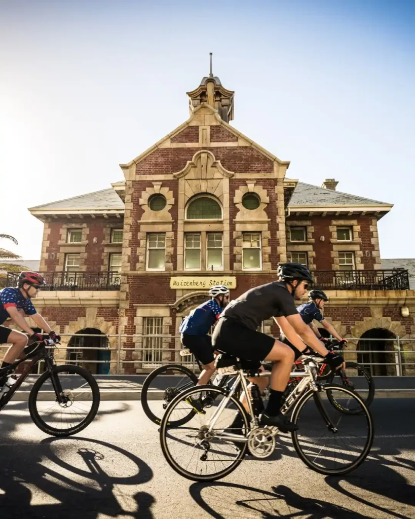 Cyclists in Muizenberg - Argus Cycle Tour Road Closures