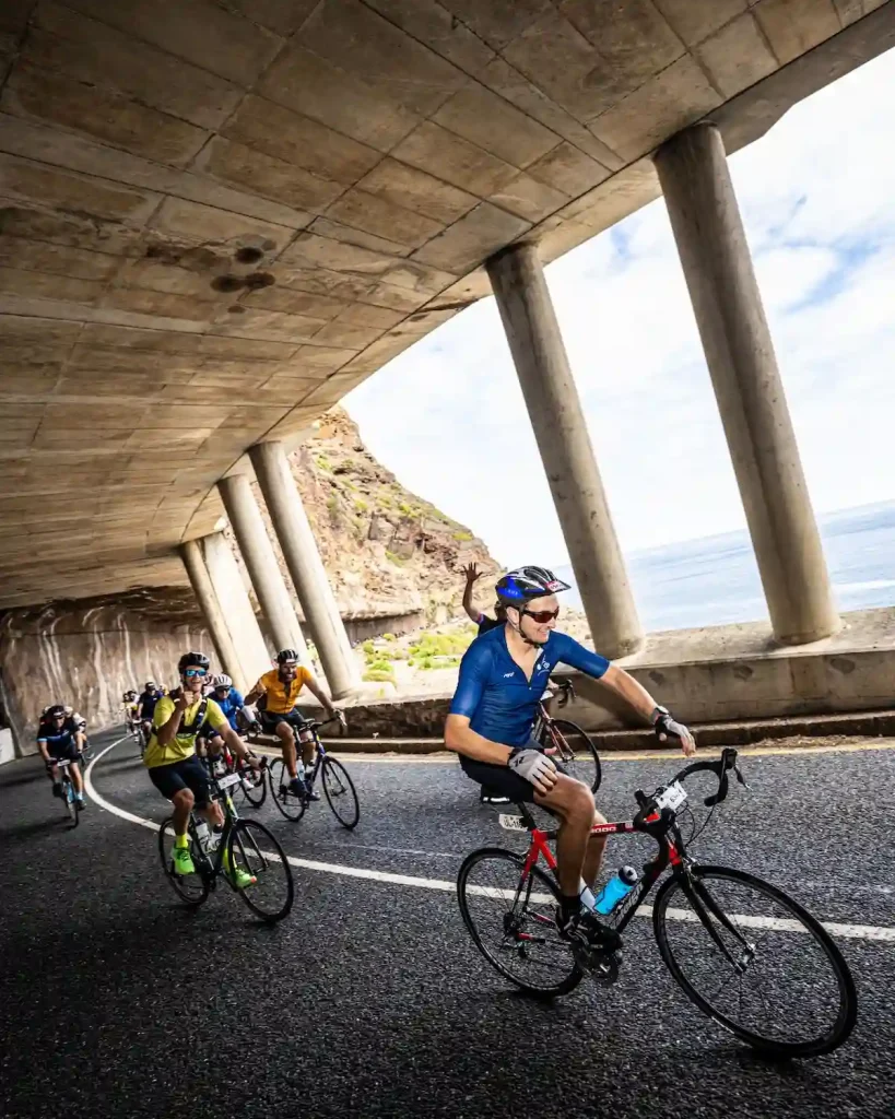 Cyclists on Chapman's Peak - Cape Argus Road Closures 2026