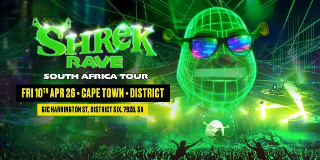 Shrek Rave 2026 - Cape Town