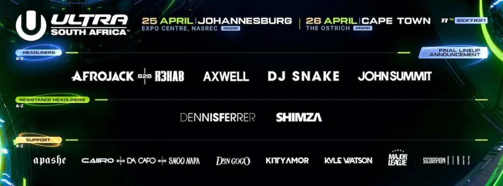 ULTRA - What's on in Cape Town in April
