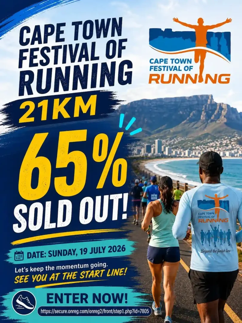 Cape Town Festival of Running - What's on in Cape Town in July 2026